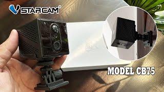 VSTARCAM 4G Camera pin CB75 unboxing