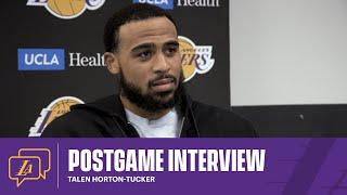 Lakers Postgame Talen Horton-Tucker 41021