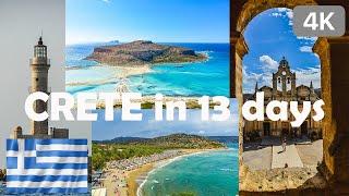 CRETE IN 13 DAYS  GREECE  4K