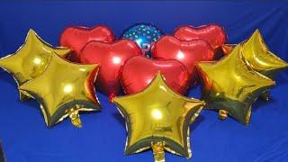 FUN HAPPY BIRTHDAY FOIL BALLOON BURSTING#popping#colorful#fun#burst#popup#balloons#pop#inflating