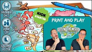 Around the World in 10 to 15 Minutes  Kickstarter Preview
