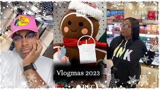 VLOGMAS 2023 DAY 8  I GOT STUCK IN AN ELEVATOR SHOPPING FOR HOME DECOR ‼️