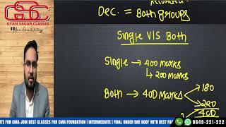 JUNE VS DEC 24 WHEN TO APPEAR IN EXAM  BOTH GROUPS VS SINGLE GROUP