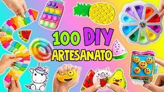 AO VIVO 100 artesanatos mais legais para impressionar seus amigos  DIY FÁCIL 