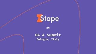 Stape at GA4 Summit in Bologna