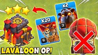 TH10 LavaLoon Attack Strategy Without Siege Machine  TH10 No Siege Machine Attack - Clash Of Clans