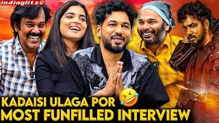 Chepauk Stadium இதுலையும் வெடிக்கும்  - Kadaisi Ulaga Por Team Interview  Hiphop Tamizha Adhi