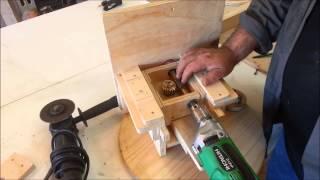 Homemade oscillating spindle sander drill overview