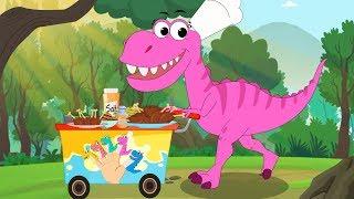 Dinosaurs T-rex Family Song + More Nursery Rhymes by FunForKidsTV