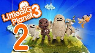 Lets Play Little Big Planet 3 multiplayer - EP02 - The Pumpinator