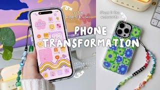 PHONE TRANSFORMATION how to customize your iPhone custom widgets tutorial aesthetic iPhone 14 pro