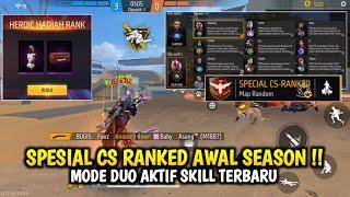 PUSH RANK FF PAKAI 2 SKILL AKTIF SPECIAL CS RANKED TERBARU AWAL SEASON 19 FREE FIRE