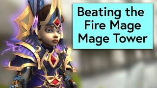 Fire Mage Mage Tower Tips and Kill - Timewalking Mage Tower Guide