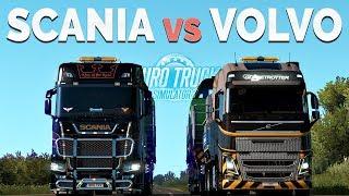 ETS2 - Scania S vs Volvo FH16 730HP vs 750HP