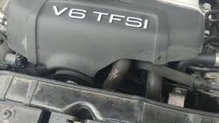 Diagnosis of a failed water pump on a 2010 Audi S4 3.0 V6T Supercharged using a stethoscope