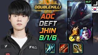 Jhin Adc Build Deft Statikk Shiv Fleet Footwork - LOL KR Challenger Patch 14.17