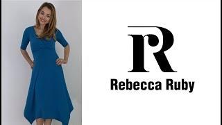 Teal Hanky Hem Dress by Rebecca Ruby