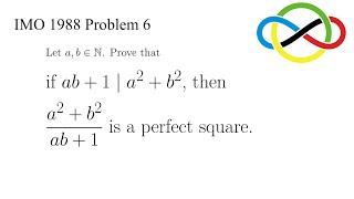 Solving the Legendary IMO Problem 6 in 8 minutes  International Mathematical Olympiad 1988