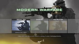 Call of Duty Modern Warfare 2 - All Special Ops Missions Complete on Veteran GameplayWalkthrough