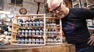 Adam Savages One Day Builds Model Paint Storage Racks