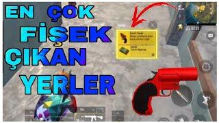 EN ÇOK İŞARET FİŞEĞİ ÇIKAN YERLER YENİ PUBG MOBİLE LİTE