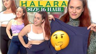 I tried HALARA leggings to see if theyre curve friendly... *SIZE 16* try on haul + honest review