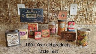 90-122 Year Old Products Taste Test Antique Graphics 1890s-1930s mostly