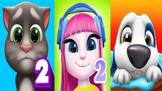 My Talking Tom 2 Vs My Talking Angela 2 Vs My Talking Hank 2