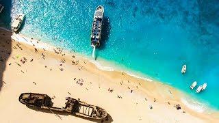 WOW Checkout this Ship Wreck on the most Stunning Beach in Greece Sailing La Vagabonde Ep. 116
