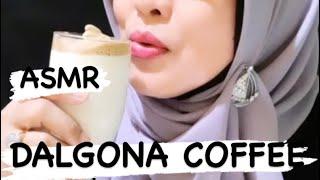 ASMR COFFEE DALGONA  + ROTI ALMOND  ASMR INDONESIA