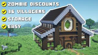 Minecraft - Ultimate Villager Trading Hall Tutorial How to Build