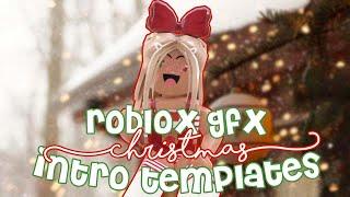 AESTHETIC christmas GFX intro TEMPLATES  Part 1 lighter skintones  AdrieCookie 