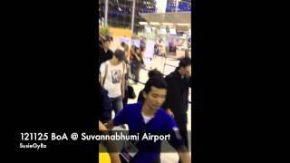 Fancam 121125 BoA @ Suvarnabhumi Airport