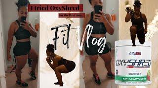 Trying OxyShred Fat Burner for the First time  FIT VLOG  Caroline Girvan EPIC 3 Series Week 3