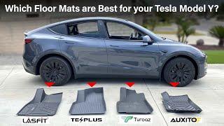 Watch this before you buy floor mats for your 2023 Tesla Model Y #tesla