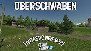 FANTASTIC NEW MAP “OBERSCHWABEN” MAP TOUR  Farming Simulator 22 Review PS5.