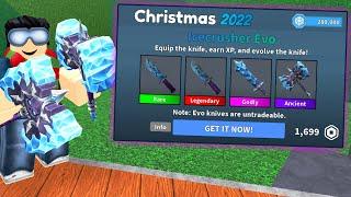 MAX LEVEL ICECRUSHER IN MURDER MYSTERY 2 CHRISTMAS UPDATE