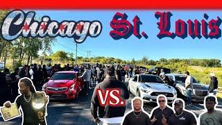 CHICAGO GRUDGE RACE CHICAGO VS ST LOUIS STREET RACING FOR KING OF THE STREETS #mustang #camaro