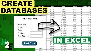 Easily Create a Database Entry Form in Excel to Populate a Sheet Using VBA Macros
