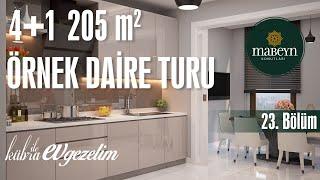 EV TURU #23  4+1 ÖRNEK DAİRE - 205 m² Brüt  MABEYN KONUTLARIYerden Isıtmalı  Meram Konya
