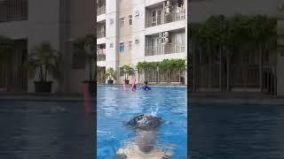 Tiktok Kienzy Viral Berenang Pagi Menyegarkan #shorts #kienzy #tiktok