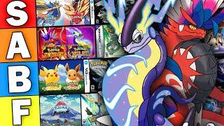 I ranked EVERY Pokémon Game in existence