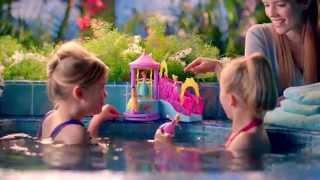 Disney Princess Water Palace Playset & Petal Float Princess Doll  Mattel