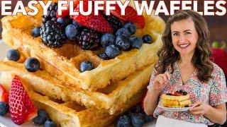 Easy Waffle Recipe  How to Make Homemade Waffles