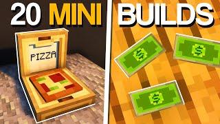 Minecraft 20+ MINI Build Hacks & Ideas