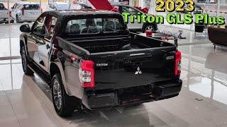 2023 Mitsubishi Triton GLS Plus 4X4 OnOff-road Black Color - Famous Pick Up Exterior and Interior