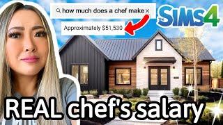 building a house for every career using REAL LIFE salaries in Sims 4 Career build series ep 1