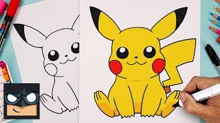 How To Draw Pikachu  Pokemon for BEGINNERS