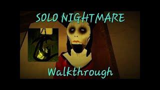 The Mimic - Jealousy Chapter 1 - Nightmare Solo Walkthrough  ROBLOX