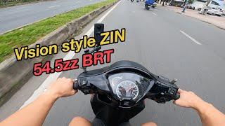 Chi tiết và test ride chiếc Vision đầu tiên up 54.5zz BRT